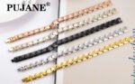 PUJANE Magnetic Hematite jewelry Bracelets for Men Women (Black) | 316L Stainless Steel, Power Balance Energy Magnets Stones, Gift, Adjustment Tool - Image 10