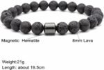 Jury Ricjurzzty 3 PCS Tiger Eye Stone Bracelets 8MM Natural Stones Beads Bracelets for Men Women Girls Jewelry One Size - multi - Image 4
