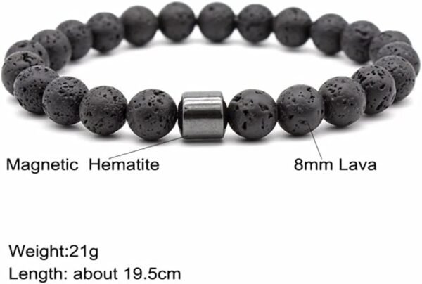 Jury Ricjurzzty 3 PCS Tiger Eye Stone Bracelets 8MM Natural Stones Beads Bracelets for Men Women Girls Jewelry One Size - multi - Image 4