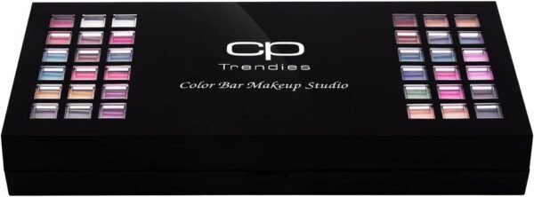 CP Trendies Color Bar Makeup Kit No. 76 for Ladies & Girls | Perfect Makeup Gift Set for Women with 42 Eyeshadows,Eyeliner, Lip Brush & Pencil, Mascara, Mirror, Compact Powder, Foundation  Amazon.ae: Beauty - Image 10