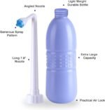 SKY-TOUCH Large Portable Shattaf Bidet Bottle and Traveling Bidet for Personal Cleansing Use - Include Extended Nozzle - Personal Hygiene Care Toilet Bidet Spray -650ml Purple Buy Online at Best Price - Image 2