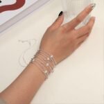 HANNEA® Waist Chain for Women Sexy, Set of 2pcs Sequin Silver Plated Belly 2-Layered Waist Beads Coin Chain Dainty Body Chains Jewelry, Bikini Beach Wear Gifts for Women 26.5-33Inch - Image 21