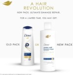 Dove Shampoo for Damaged Hair, Intensive Repair, Nourishing Care for up to 100 percent Healthy Looking Hair, 400ml (Pack of 2) Buy Online at Best Price - Image 3