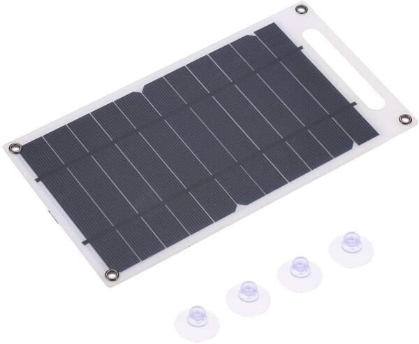 Nalacal Ultra Thin Solar Panel, Monocrystalline Charger Usb Panel Mobile Phone Silicon For Smart Phone, Small Fans Monitor Outdoor Security Camera  Amazon.ae: Electronics - Image 7