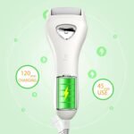 ⁦Electric Hard Skin Remover Foot Callus Remover Electric Foot File Rechargeable Dead Skin Remover for Feet Electric Pedicure Kit Proffessinal Feet Care with 3 Roller Heads 1 Cleaning Brush USB Cord⁩ - الصورة ⁦5⁩
