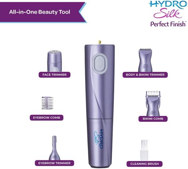Schick Hydro Silk Perfect Finish Trimmer, 8-In-1 Grooming Kit For Women Buy Online at Best Price - Image 17