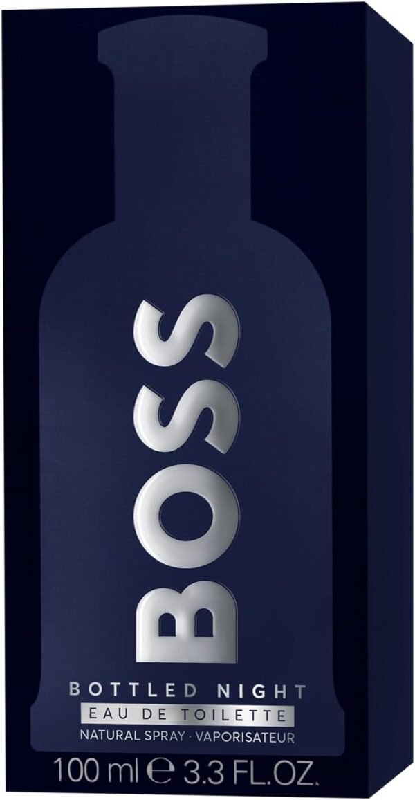 ⁦Hugo Boss Bottled Night Perfume for Men Eau De Toilette 100ML  Boss Bottled Night⁩ - الصورة ⁦3⁩