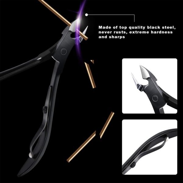 Juqiboom 16pcs Manicure Set with PU Leather Case Personal Care Tool Gift for Men/Women Birthday Christmas Anniversary Wedding Socks - Image 4