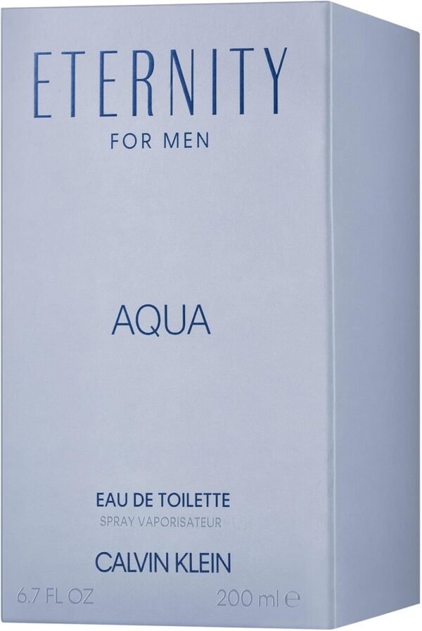 Calvin Klein Eternity Aqua Perfume for Men Eau De Toilette 200ML - Image 6
