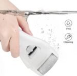 ⁦Electric Hard Skin Remover Foot Callus Remover Electric Foot File Rechargeable Dead Skin Remover for Feet Electric Pedicure Kit Proffessinal Feet Care with 3 Roller Heads 1 Cleaning Brush USB Cord⁩ - الصورة ⁦9⁩