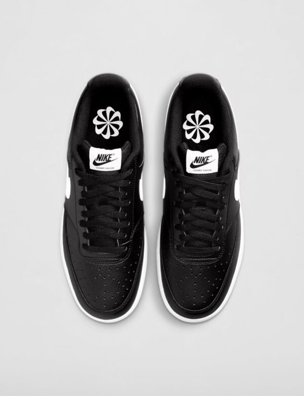 Nike Court Vision Lo Be Laced Shoes For Mens Black/White-Black, 44 EU Buy Online at Best Price - Image 5