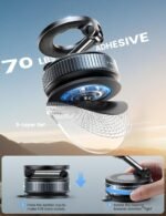 Lamicall Car Phone Holder 70LBS Vacuum Suction Dashboard & Windshield | 20X Mag safe Car Mount 360° Foldable Magnetic Mobile Holder for Car fit iPhone 17 16 15 14 Pro Max Gift Truck Black  Amazon.ae: Automotive - Image 12