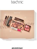 ⁦Technic Enamoured Makeup Super Save Set ! 8 Piece Full Face Kit – Complete Cosmetics Gift Set with Eyeshadow Lipstick Blush Highlighter Mascara, Full Size Vegan Cruelty Free Makeup Set  Amazon.ae: Beauty⁩ - الصورة ⁦8⁩