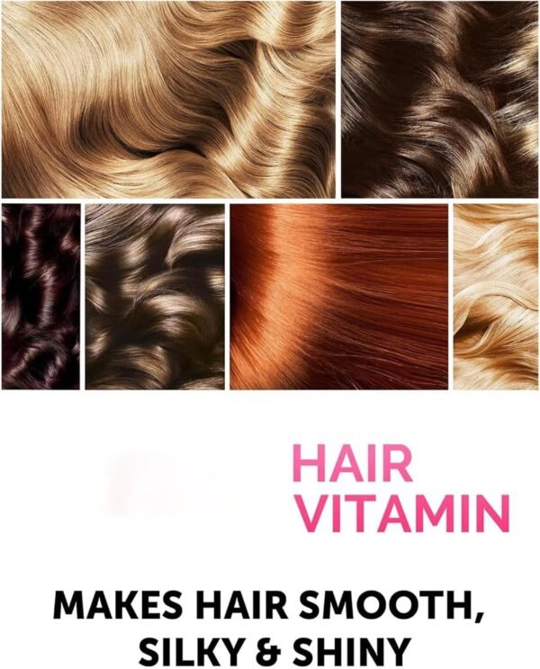 LBOYLOVE® Hair Treatment Serum, Hair Vitamin Serum Oil with Argan Macadamia, Avocado Oil & Vitamins A, E, B5, Conditioner for Women & Men, No Rinse for Hair Repair, Moisturizing - Image 12