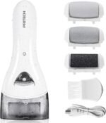 ⁦Electric Hard Skin Remover Foot Callus Remover Electric Foot File Rechargeable Dead Skin Remover for Feet Electric Pedicure Kit Proffessinal Feet Care with 3 Roller Heads 1 Cleaning Brush USB Cord⁩ - الصورة ⁦8⁩