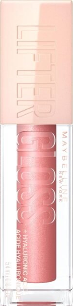 ⁦Maybelline New York Lifter Gloss, Hydrating Lip Gloss with Hyaluronic Acid, 5.4 ml, Shade 003 Moon : Amazon.ae: Beauty⁩ - الصورة ⁦2⁩