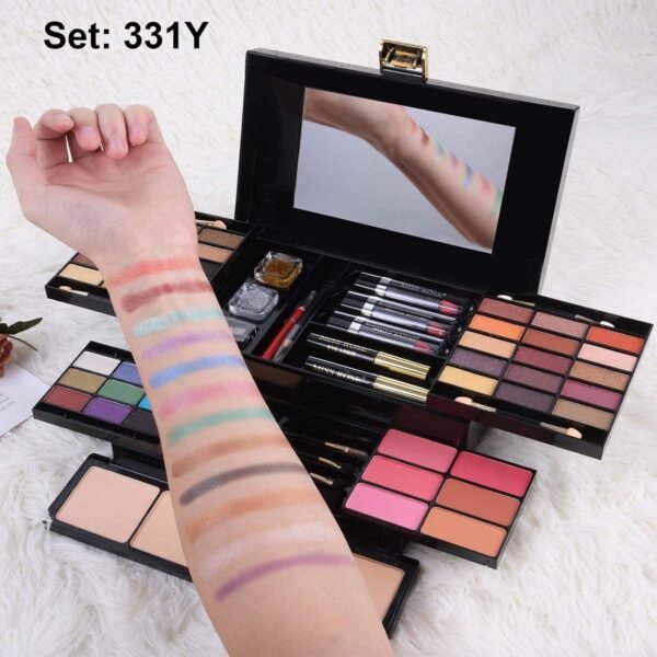 Miss Rose (331Y) - M 54 Colour All In One Gift Makeup Kit Set, Include Eyeshadow Facial Blusher Eyebrow Powder Face Concealer Eyeliner Pencil And A Mirror,Makeup For Women Full Kit(331Y)  Amazon.ae: Beauty - Image 14