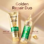 Pantene Pro-V Smooth & Silky Oil Replacement Leave-On Cream to Control Frizz - Repairs Damage & Nourishes Deeply with Vitamins B, C & E 275ml Buy Online at Best Price - Image 12