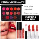 Fenshine All-In-One Makeup Kit for Women - Essential Starter Bundle With Eyeshadow Palette, Lipstick, Eyebrow Pencil, Brush Set for Beginners  Amazon.ae Beauty - Color : multicoloured - Image 4