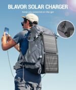 BLAVOR 10W Portable Solar Charger(5V/2A Max), Small Foldable Solar Panel with USB-C USB-A Outputs Compatible with Cell Phone Tablet, IPX4 Waterproof for Camping, Hiking, Backpacking  Amazon.ae: Electronics - Image 7