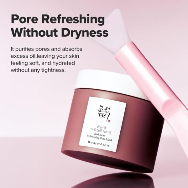 Beauty of Joseon Red Bean Pore Refreshing Mask Mud Cream Hydrating Wash Off Pack, Pore Cleansing Exfoliator, Korean Skin Care for Men and Women 140ml - Image 13