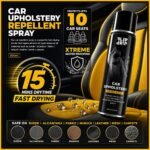 FLIPURDRIP Car Seat Protector Spray, Waterproofing Fast Drying formula, protects car seats from all liquid stains and spills, best for suede,fabric,leather,mesh&alcantara - Image 8