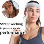 TERSE Hair Bands for Women's Hair Thin Cloth Headbands for Women Soft Stretchy Head Bands Solid Hair Hands - Image 12