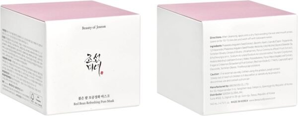 Beauty of Joseon Red Bean Pore Refreshing Mask Mud Cream Hydrating Wash Off Pack, Pore Cleansing Exfoliator, Korean Skin Care for Men and Women 140ml - Image 11