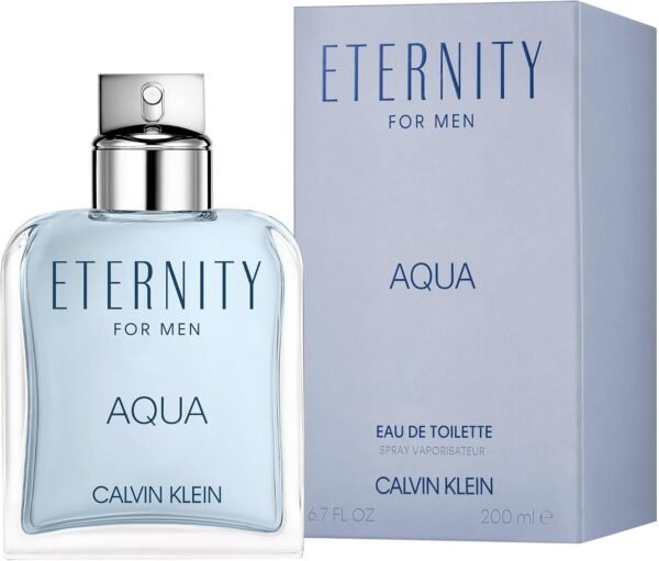 Calvin Klein Eternity Aqua Perfume for Men Eau De Toilette 200ML - Image 2