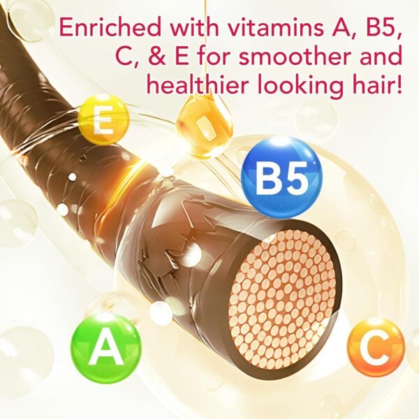 ⁦Hair Care Essential Oil, Single Pack Hair Oil, Repairing and Moisturizing Formula, No Need to Rinse Unisex, Capsules Make Hair Healthier Softer and More Shiny Capsules 40 (Red)⁩ - الصورة ⁦18⁩