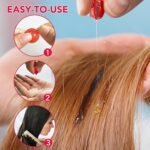 ⁦Hair Care Essential Oil, Single Pack Hair Oil, Repairing and Moisturizing Formula, No Need to Rinse Unisex, Capsules Make Hair Healthier Softer and More Shiny Capsules 40 (Red)⁩ - الصورة ⁦14⁩