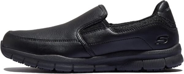 Skechers Men's Nampa-Groton Food Service Shoe, Black Polyurethane, 7.5 / 40 EU Buy Online at Best Price - Image 10