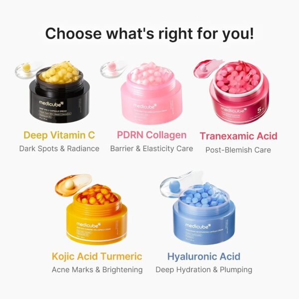 medicube Capsule Cream with Deep Vitamin C | Liposome Vitamin C Golden Capsule for Uneven & Dull Skin | Radiance & Firm-Looking Skin | Hydrating Glow Gel Texture | Korean Skincare, 1.94 oz - Image 14