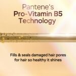 Pantene Pro-V Smooth & Silky Oil Replacement Leave-On Cream to Control Frizz - Repairs Damage & Nourishes Deeply with Vitamins B, C & E 275ml Buy Online at Best Price - Image 3
