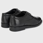 Burwood Men BWD 240 Black Leather Formal Shoes-9 UK (43 EU) (BW - Image 5