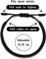 LUCKY BUDDHIST Handmade Bracelet + Buddhist Gift! Tibetan Good Luck String Armband. for Women, Men, Teens. Adjustable Size! Friendship Present. Handcrafted Rope Woven Chakra Wristband, 15–25 cm, Nylon - Image 12