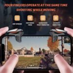ELECDON Mobile Trigger, Game Controller Trigger, Mobile Game Accessories, Gamepad Sensitive Aim & Shoot, Mobile Game Controller for PUBG/Fortnite/Call of Duty Mobile Game, PUBG Triggers, One Pair: Buy Online at Best Price in UAE - Amazon.ae - Image 12