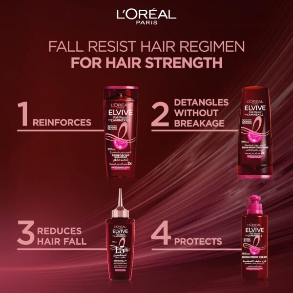 L’Oréal Paris Elvive Fall Resist Hair Serum For Weak Hair and Hair Fall 102ML - Image 10