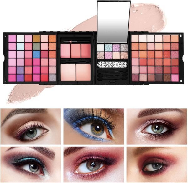 Miss Rose M 98 Color All In One Gift Makeup Kit Set, Include Eyeshadow Facial Blusher Eyebrow Powder Face Concealer Eyeliner Pencil And A Mirror,Makeup For Women Full Kit（379N)  Amazon.ae: Beauty - Image 13
