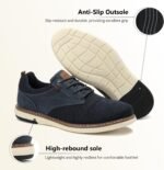 ANALEAF Mens Dress Sneakers Oxfords Comfortable Casual Shoes, 44 EU Buy Online at Best Price - Image 6