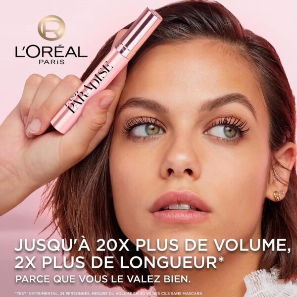 L’Oréal Paris Intense Volume Mascara, Eyelash Lengthening for Sensitive Eyes, Gentle and Flake Free, With Castor Oil, Lash Paradise, Black Buy Online at Best Price in UAE - Amazon.ae - Image 17