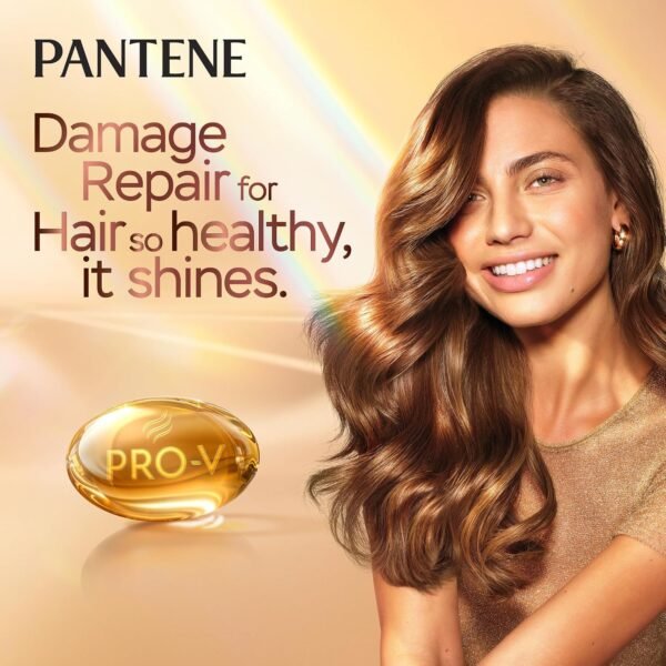 Pantene Pro-V Smooth & Silky Oil Replacement Leave-On Cream to Control Frizz - Repairs Damage & Nourishes Deeply with Vitamins B, C & E 275ml Buy Online at Best Price - Image 10