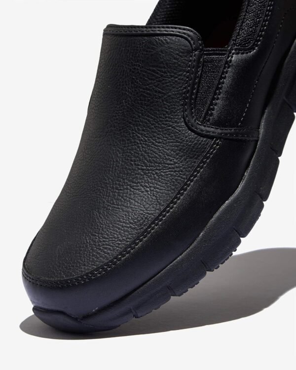 Skechers Men's Nampa-Groton Food Service Shoe, Black Polyurethane, 7.5 / 40 EU Buy Online at Best Price - Image 8