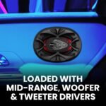 BOSS Audio Systems CH4630 Chaos Exxtreme Series 4 x 6 Inch Car Door Speakers - 250 Watts Max (per Pair), Coaxial, 3 Way, Full Range, 4 Ohms, Sold in Pairs, Bocinas para Carro Buy Online at Best Price in UAE - Amazon.ae - Image 4