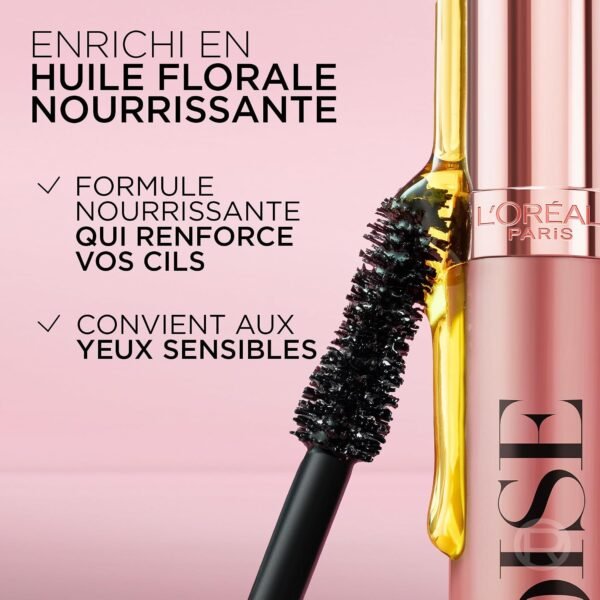 L’Oréal Paris Intense Volume Mascara, Eyelash Lengthening for Sensitive Eyes, Gentle and Flake Free, With Castor Oil, Lash Paradise, Black Buy Online at Best Price in UAE - Amazon.ae - Image 2