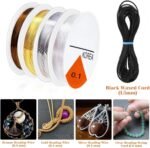 Jewelry Making Kit with Complete Jewelry Tools, Wire and Findings Set for DIY, Repair, Beading, Jewelry Making Tools for Beginners and Professionals permanent - Image 5