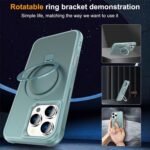 UniqCase MagSafe Ring Holder Kickstand Case for Apple iPhone 16 Pro Max – Dual-Layer TPU + PC Shockproof Design, 360° Magnetic Stand, Raised Camera & Screen Bezel – Lake Blue Buy Online at Best Price in UAE - Amazon.ae - Image 10