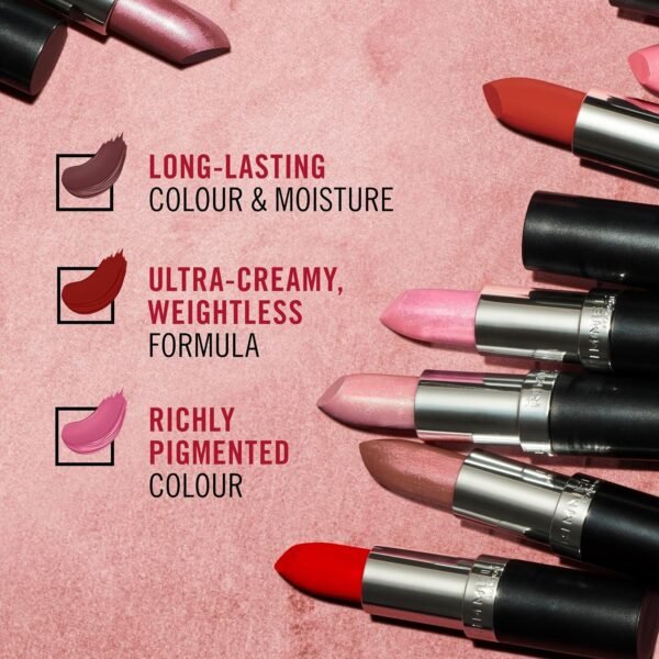 Rimmel Lasting Finish Lipstick - 066 Heather Shimmer, 4G - 0.13 Fl Oz  Amazon.ae: Beauty - Image 15