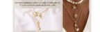 Seashell Necklace for Women, Gold Starfish & Shell Charm Beaded Necklace, Trendy Beach Jewelry for Summer, Adjustable Ocean-Inspired Gifts for Women - Image 3